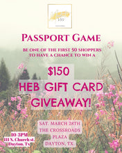 Load image into Gallery viewer, Blooming Market Passport Game Sponsor
