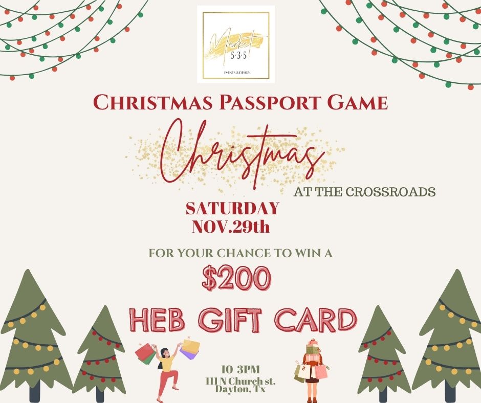 Christmas at the Crossroads Passport Game Sponsor